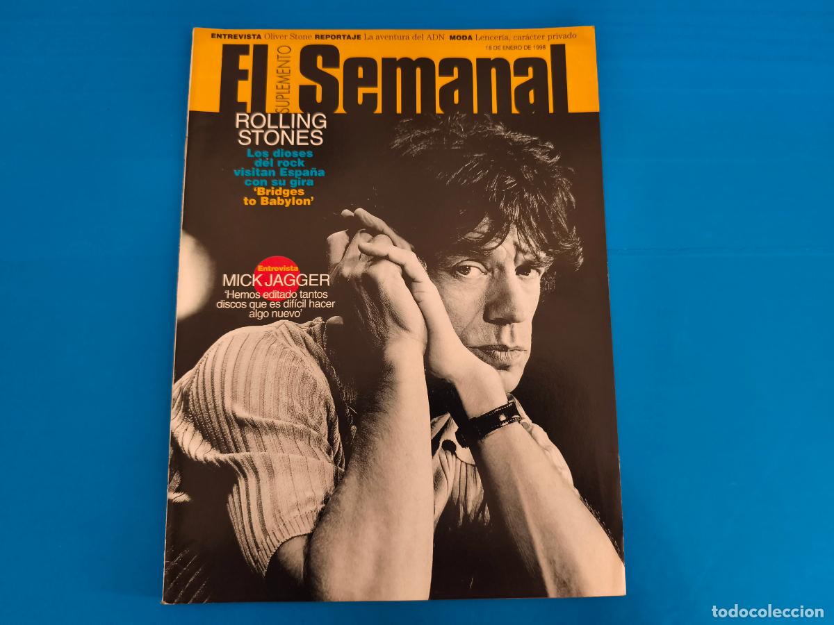 Coleccionismo de Revistas y Peri&oacute;dicos: REVISTA EL SEMANAL ROLLING STONES N&ordm; 534 DEL 18 DE ENERO DE 1998 LOTE 5