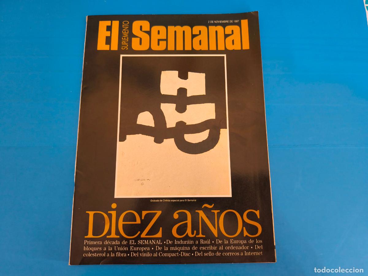 Coleccionismo de Revistas y Peri&oacute;dicos: REVISTA EL SEMANAL DIEZ A&Ntilde;OS N&ordm; 523 DEL 2 DE NOVIEMBRE DE 1997 LOTE 6
