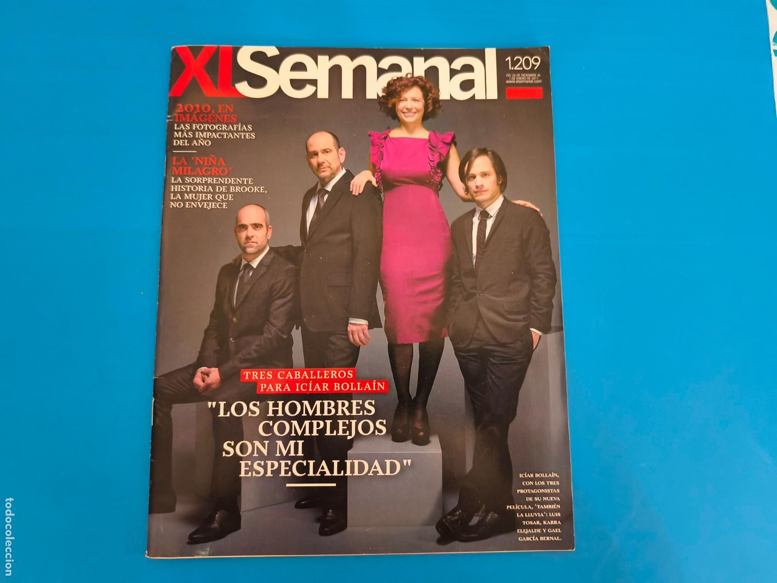 Coleccionismo de Revistas y Peri&oacute;dicos: REVISTA EL SEMANAL BROKE LA MUJER QUE NO ENVEJECE N&ordm; 1209 26 DE DICIEMBRE AL 1 DE ENERO 2011 LOTE 8