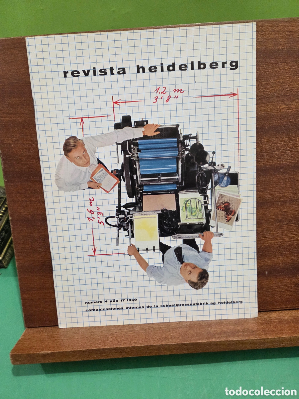 Coleccionismo de Revistas y Peri&oacute;dicos: REVISTA...&rdquo;&rdquo;HEIDELBERG&rdquo;&rdquo;...A&Ntilde;O 17.. N&Uacute;MERO 4...1959....