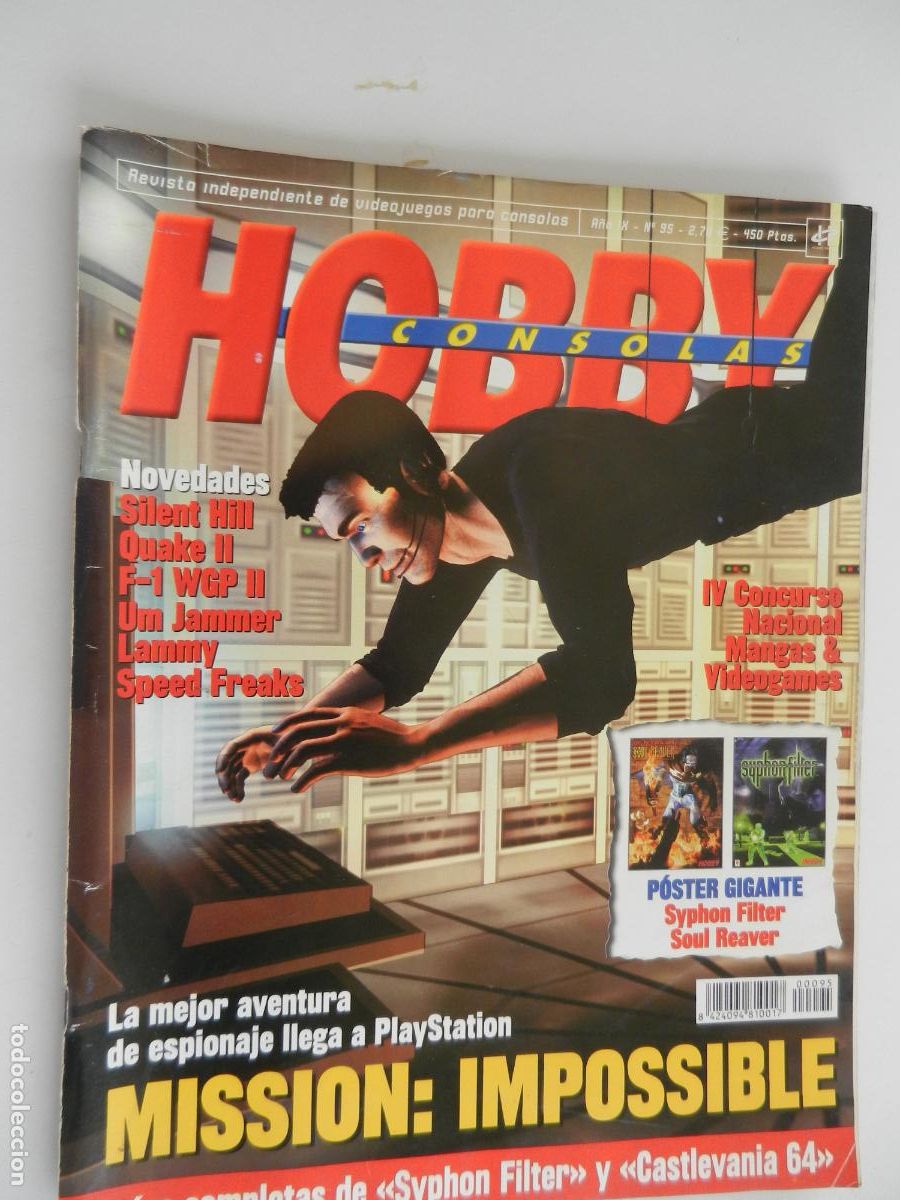 Coleccionismo de Revistas y Peri&oacute;dicos: HOBBY CONSOLAS N&ordm; 95 - MISSION : IMPOSIBLE -POSTER GIGANTE