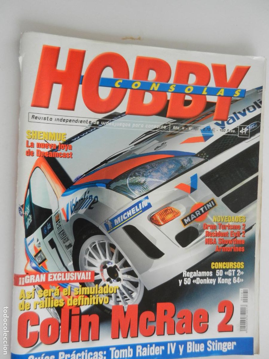 Coleccionismo de Revistas y Peri&oacute;dicos: HOBBY CONSOLAS N&ordm; 101-COLIN MCRAE - GUIAS PRACTICAS - TOMB RAIDER IV -