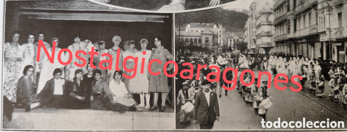 Coleccionismo de Revistas y Peri&oacute;dicos: San Sebasti&aacute;n carnaval sindicato Nazaret foto revista princ siglo XX 192B
