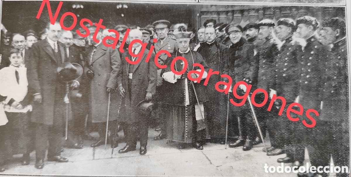 Coleccionismo de revistas y peri&oacute;dicos: Bilbao homenaje fallecidos &Aacute;frica baron Davalillos foto revista princ siglo XX 192B