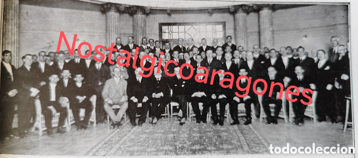 Coleccionismo de Revistas y Peri&oacute;dicos: Bilbao Banquete Esteban Bilbao Tapia e Ispizua foto revista princ siglo XX 192B