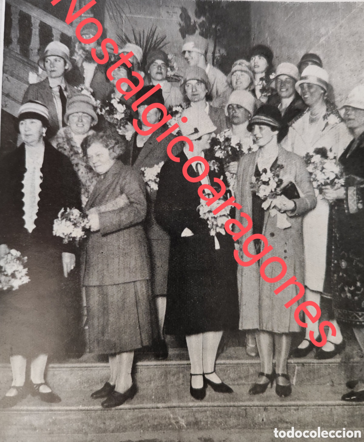 Collectionnisme de Revues et Journaux: Granada se&ntilde;oras caravana autom&oacute;vilistica Baviera foto revista princ siglo XX 192B