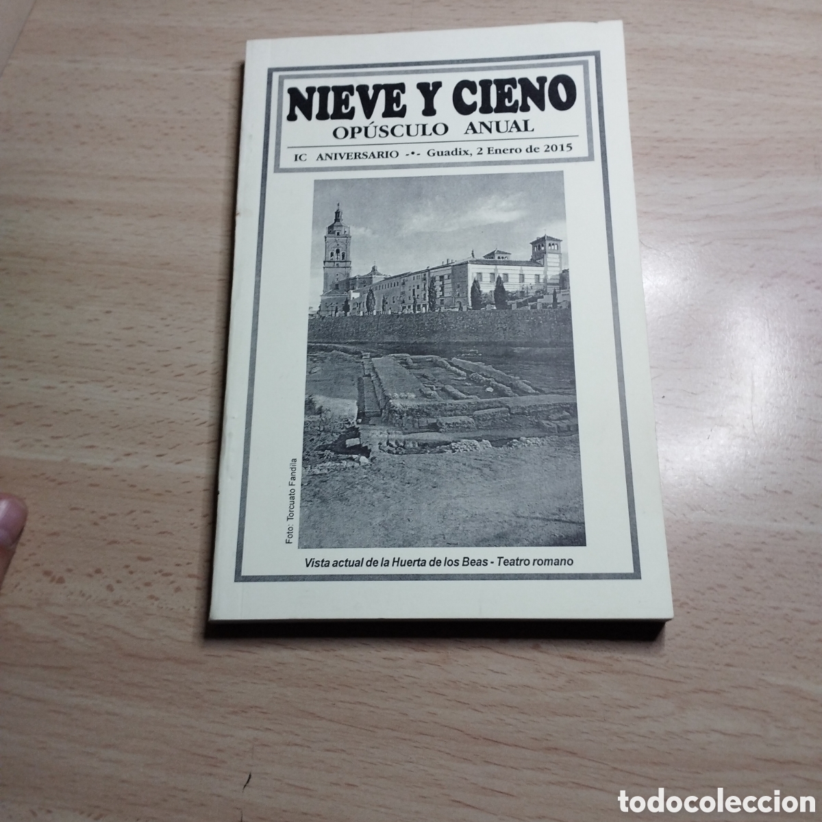 Coleccionismo de Revistas y Peri&oacute;dicos: Nieve y cieno. Op&uacute;sculo anual. Guadix 2 de enero de 2015.