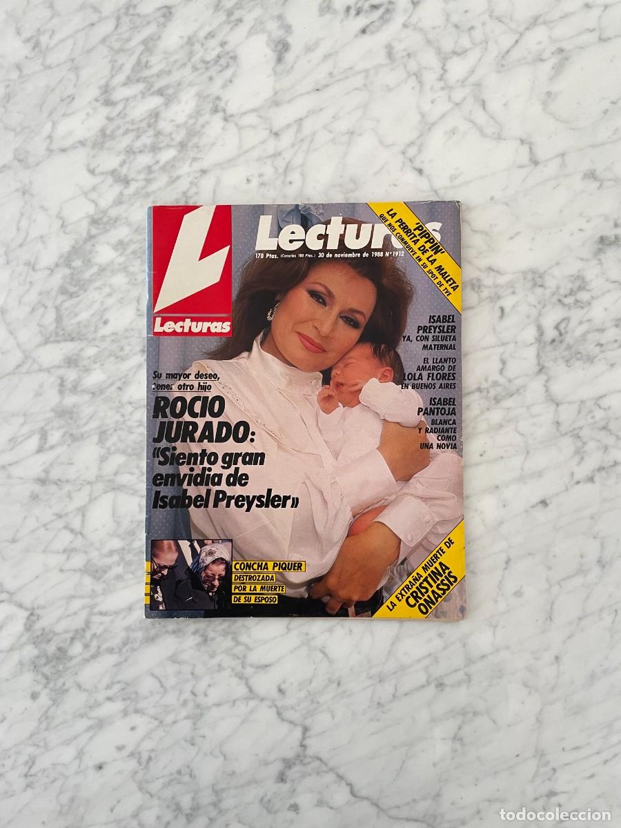Coleccionismo de Revistas y Peri&oacute;dicos: LECTURAS - 1988 ROCIO JURADO, JANE SEYMOUR, ISABEL PANTOJA, JULIO JOSE IGLESIAS, SOFIA, LOLA FLORES