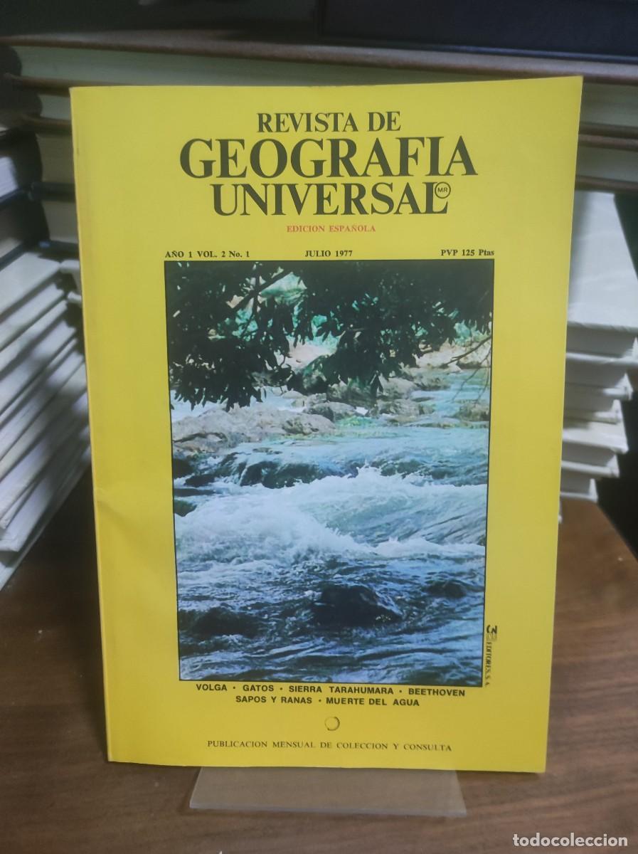 Coleccionismo de Revistas y Peri&oacute;dicos: Revista de Geograf&iacute;a Universal Julio 1977 El r&iacute;o Volga y parajes naturales (paisaje fluvial).