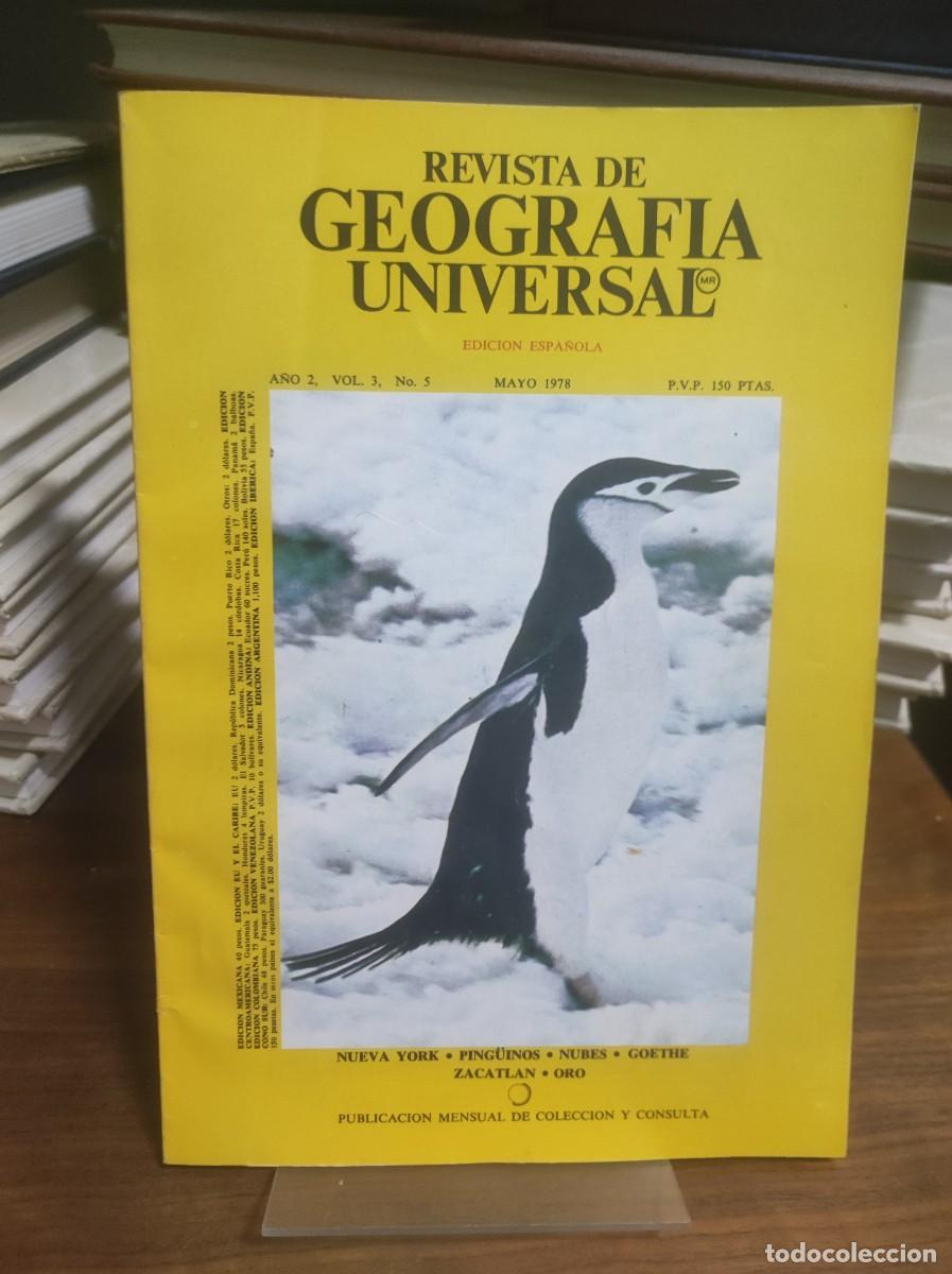 Coleccionismo de Revistas y Peri&oacute;dicos: Revista de Geograf&iacute;a Universal Mayo 1978 Fauna: Ping&uuml;inos y reportaje sobre Nueva York.