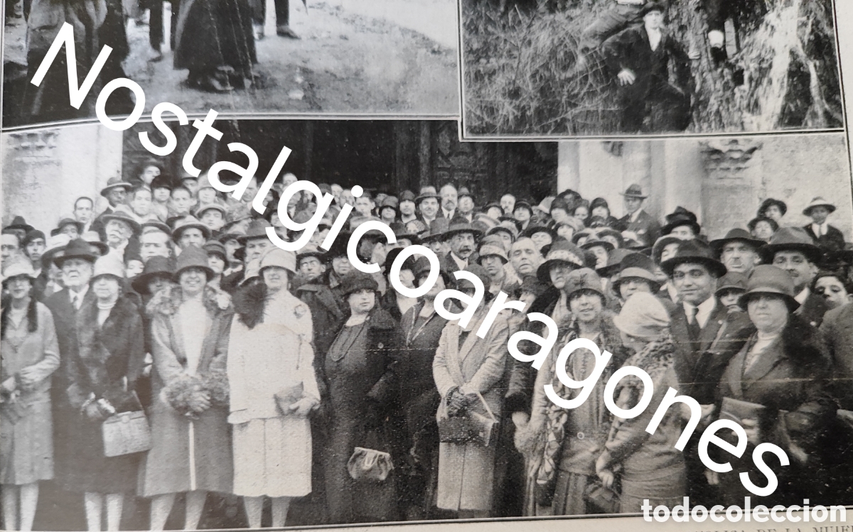 Collezionismo di Riviste e Giornali: excursi&oacute;n mezquita Cordoba malague&ntilde;os foto revista princ siglo XX 192B