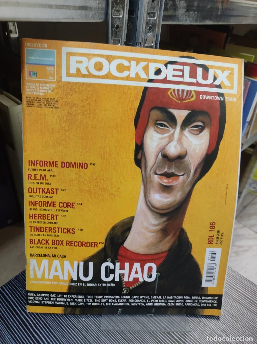 Collectionnisme de Revues et Journaux: Rockdelux Manu Chao Junio 2001