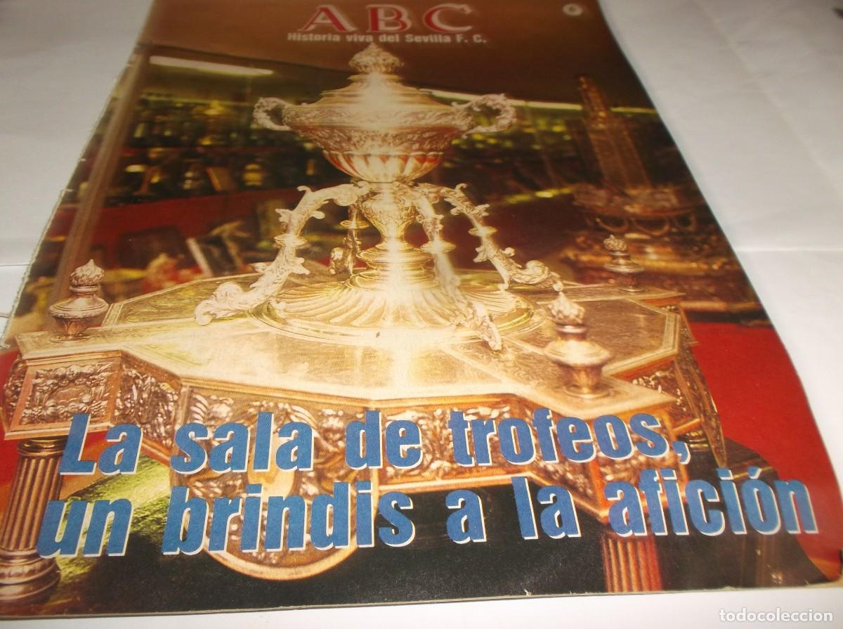Collectionnisme de Revues et Journaux: FASCICULO ABC HISTORIA VIVA SEVILLA F.C.(16 P&Aacute;GINAS)N&ordm;12/A&Ntilde;O 1991.LA SALA DE TROFEOS DEL SEVILLA F.C