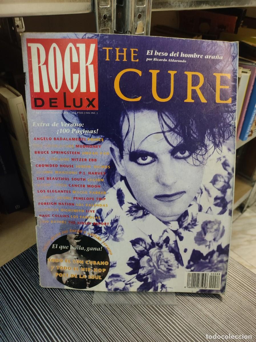 Collectionnisme de Revues et Journaux: Rockdelux Jul/Ago 1992 Robert Smith (The Cure) Prince, P.J. Harvey, Bruce Springsteen
