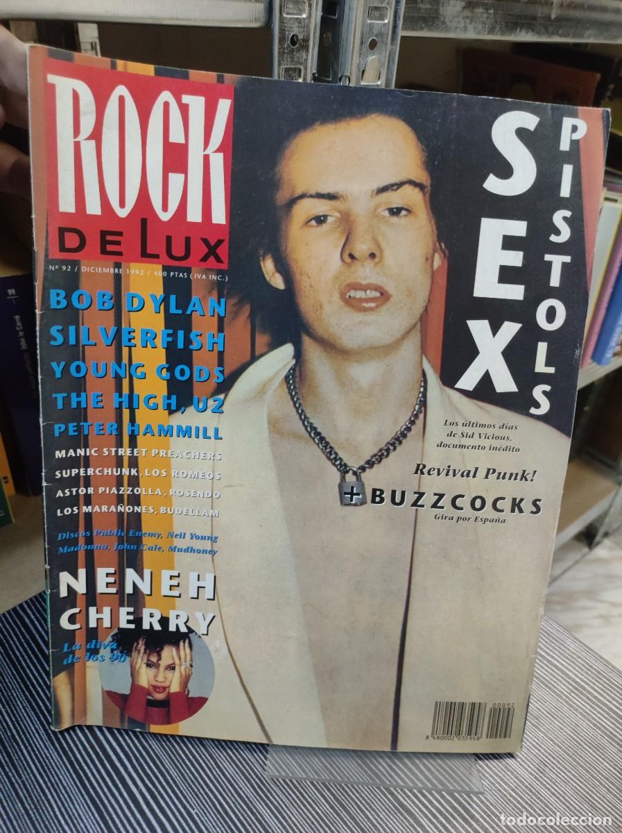 Coleccionismo de Revistas y Peri&oacute;dicos: Rockdelux Diciembre 1992 Sid Vicious (Sex Pistols) Bob Dylan, U2, Neneh Cherry