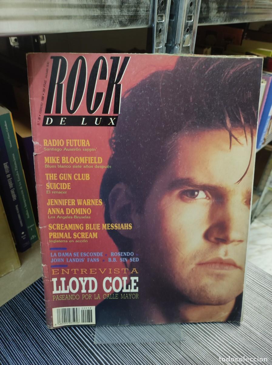 Coleccionismo de Revistas y Peri&oacute;dicos: Rock de Lux N&ordm; 38 Lloyd Cole Radio Futura, Suicide, Primal Scream, Jennifer Warnes.