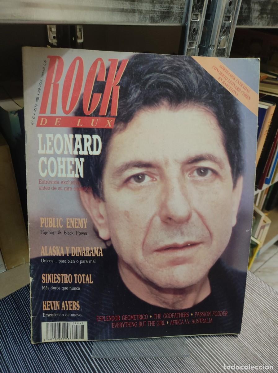 Coleccionismo de Revistas y Peri&oacute;dicos: Rock de Lux N&ordm; 41 Leonard Cohen Public Enemy, Alaska y Dinarama, Siniestro Total, Kevin Ayers.
