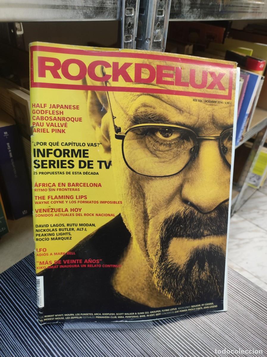 Coleccionismo de Revistas y Peri&oacute;dicos: Rockdelux N&ordm; 334 Bryan Cranston (Walter White) Informe Series de TV, The Flaming Lips, Godflesh, Ve