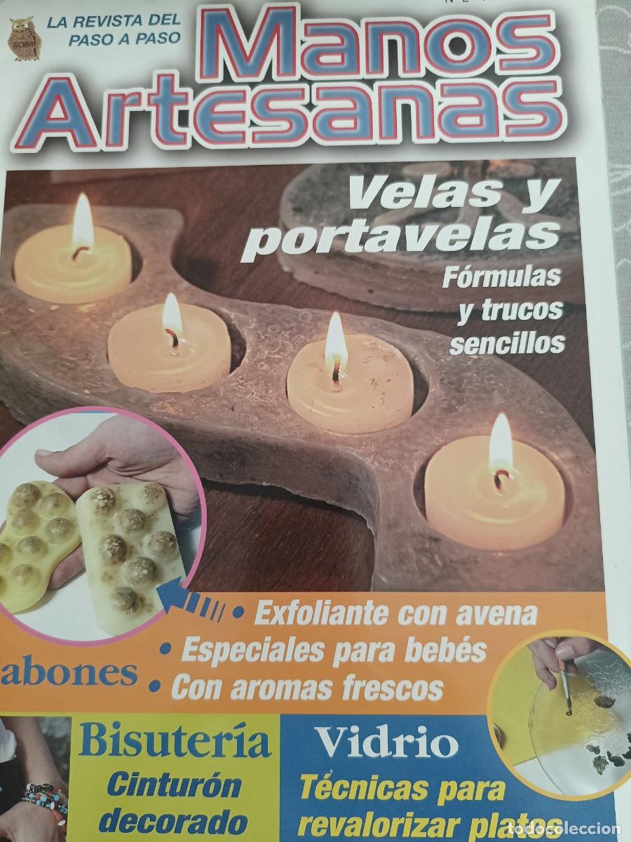 Coleccionismo de revistas y peri&oacute;dicos: MANOS Artesanas. N&deg; 2. VELAS y Porta Velas, Jabones