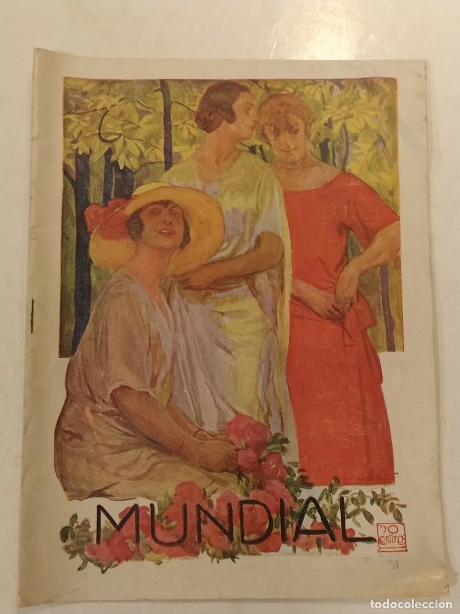 Coleccionismo de Revistas y Peri&oacute;dicos: MUNDIAL-A&Ntilde;O 1922-NUM&middot; 1-FIESTAS IRUN-ANTONIO MACHADO-MARIANO BENLLIURE-LLIGA REGIONALISTA BARCELONA