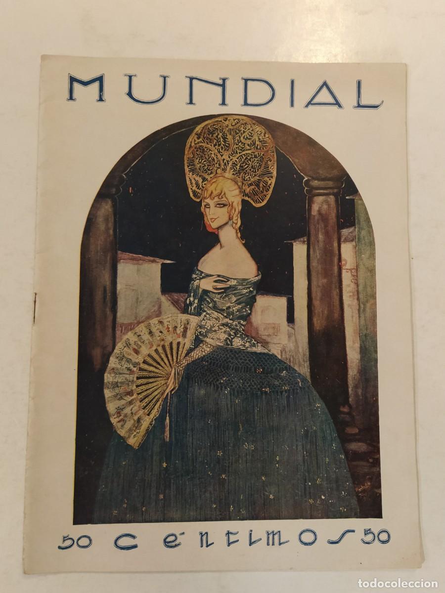 Colecionismo de Revistas e Jornais: MUNDIAL-A&Ntilde;O 1922-NUMERO 5-TOROS-SAN SEBASTIAN-HUELGA CORREOS-CARROZAS VALENCIA-PRESIDENTE ALVEAR ETC