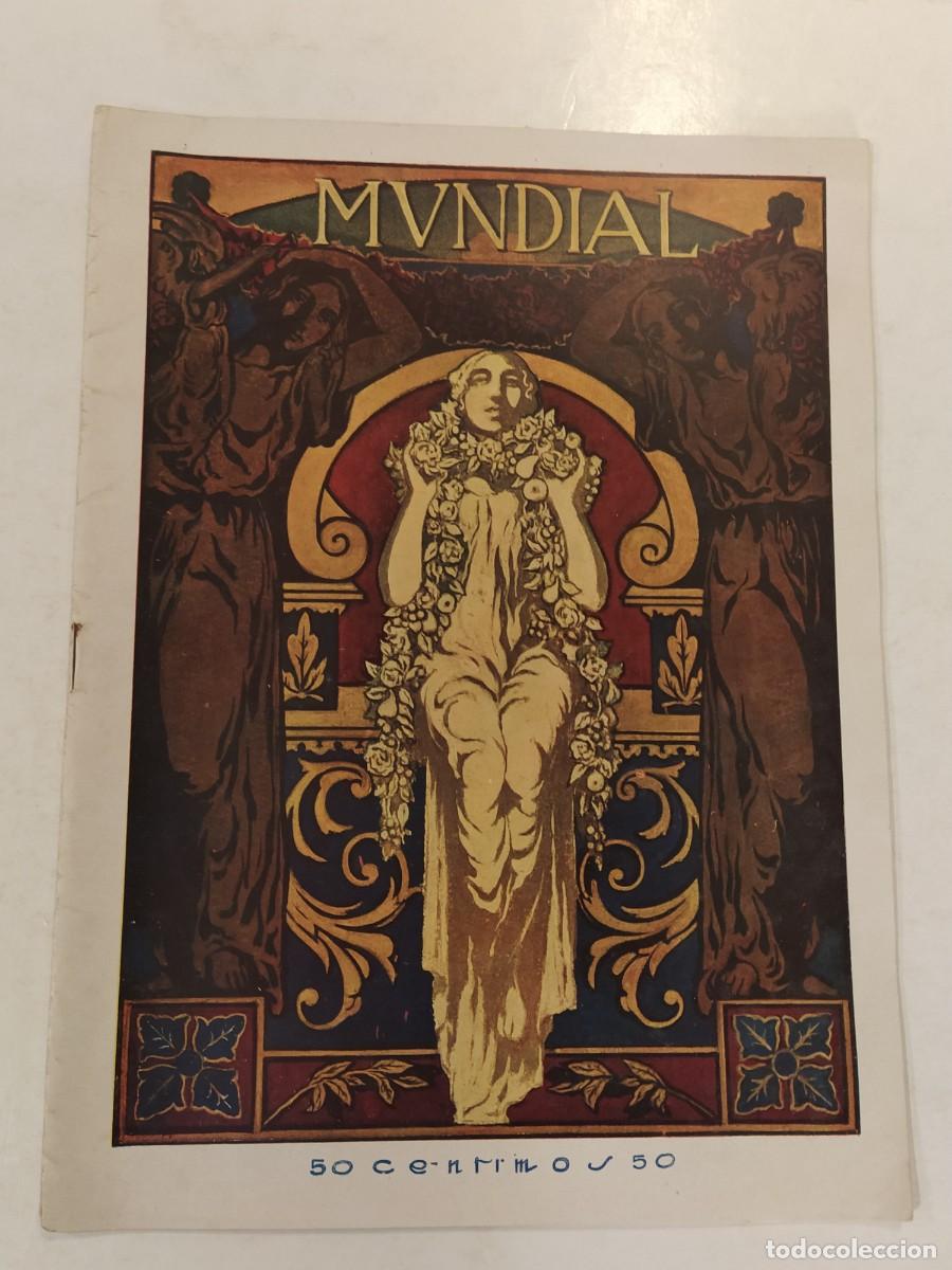 Colecionismo de Revistas e Jornais: MUNDIAL-A&Ntilde;O 1922-NUMERO 6-RICARDO ZAMORA FUTBOL-MILLAN ASTRAY-CORREOS MADRID-SOMATENES BARCELONA ETC