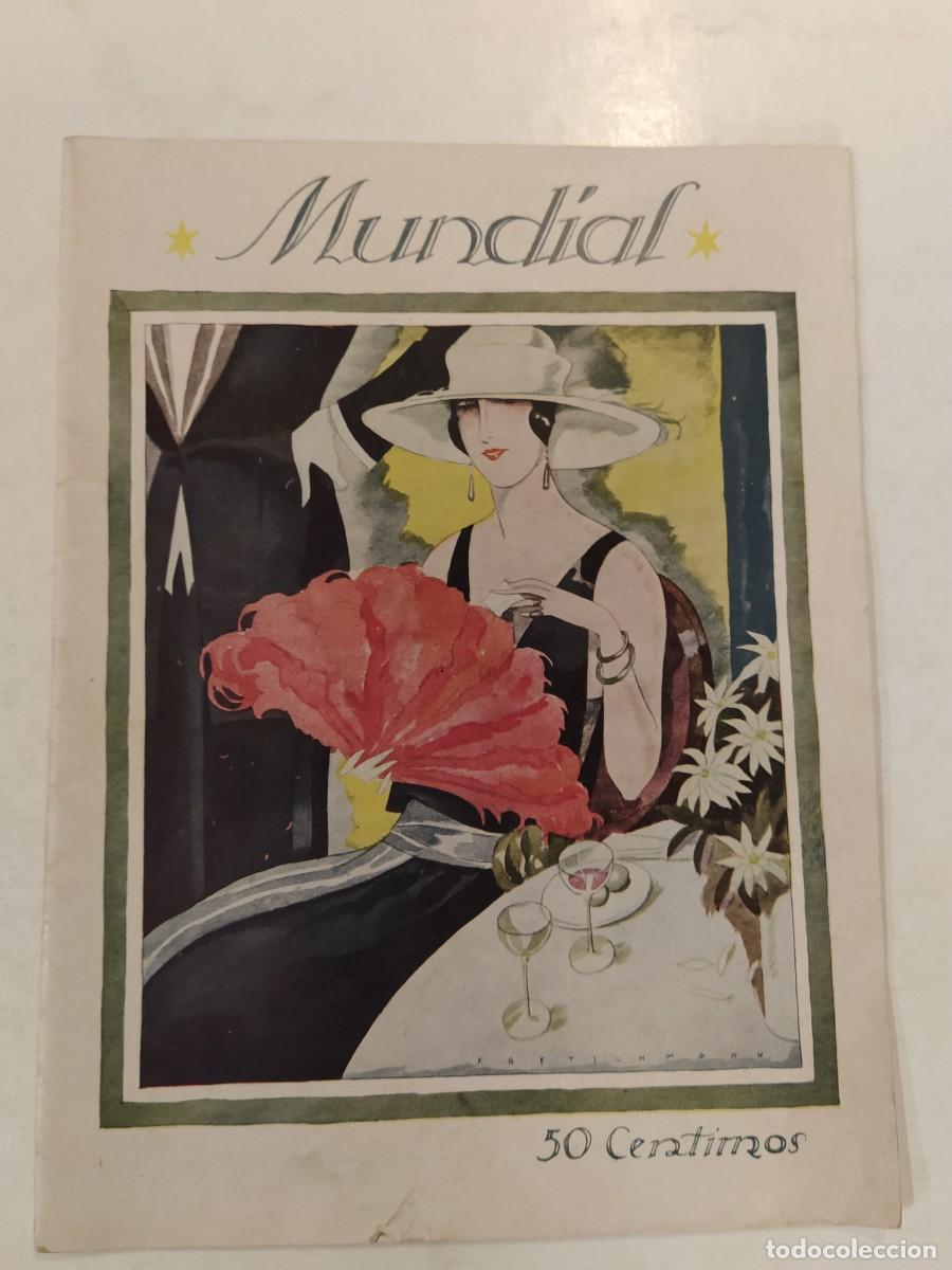 Colecionismo de Revistas e Jornais: MUNDIAL-A&Ntilde;O 1922-NUMERO 7-GENERAL BURGUETE-HUELGA CORREOS-BARCELONA-SANTANDER-REY-LLORET DE MAR ETC