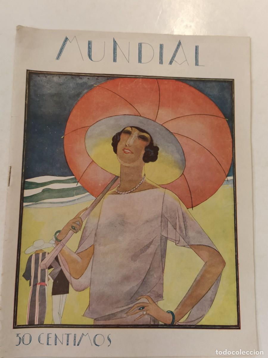 Colecionismo de Revistas e Jornais: MUNDIAL-A&Ntilde;O 1922-NUM 9-GENERAL BURGUETE-OLIMPIADA MUJERES-BARCELONA ATENTADO PESTA&Ntilde;A-FIESTAS MALAGA