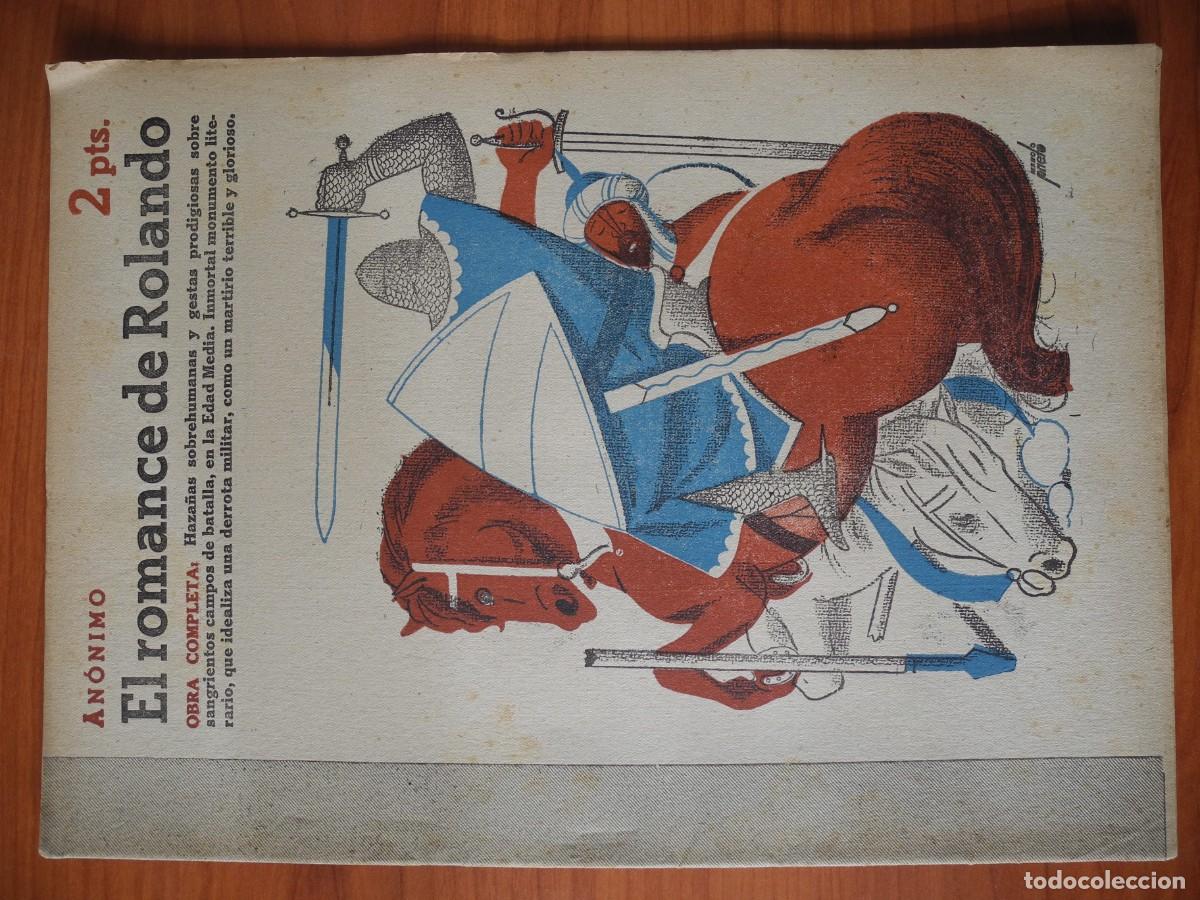 Coleccionismo de Revistas y Peri&oacute;dicos: El romance de Rolandao. An&oacute;nimo. Revista literaria. n. 951 Julio de 1949