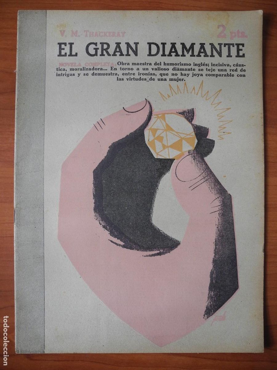 Collectionnisme de Revues et Journaux: El gran diamante. V. M. Thackeray. Revista literaria. n. 909 Septiembre de 1948