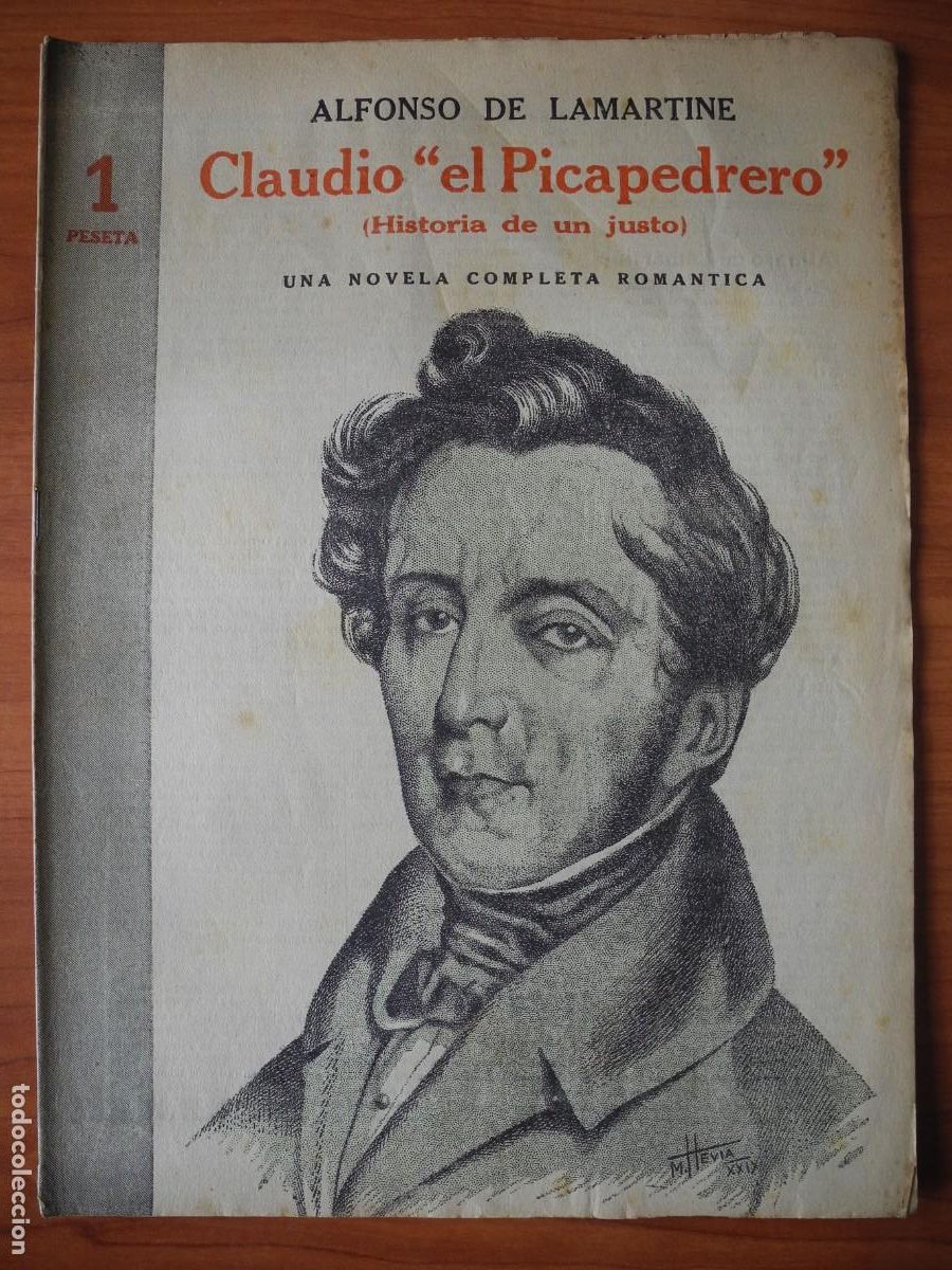 Coleccionismo de Revistas y Peri&oacute;dicos: Claudio El picapedrero. Alfonso de Lamartine. Revista literaria