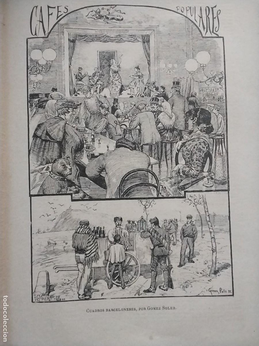 Coleccionismo de Revistas y Peri&oacute;dicos: REVISTA A&Ntilde;O 1883 CAFE CANTANTE DE BARCELONA GOMEZ SOLER TERESA RAVELLA ARNOLD CECILIO NAVARRO
