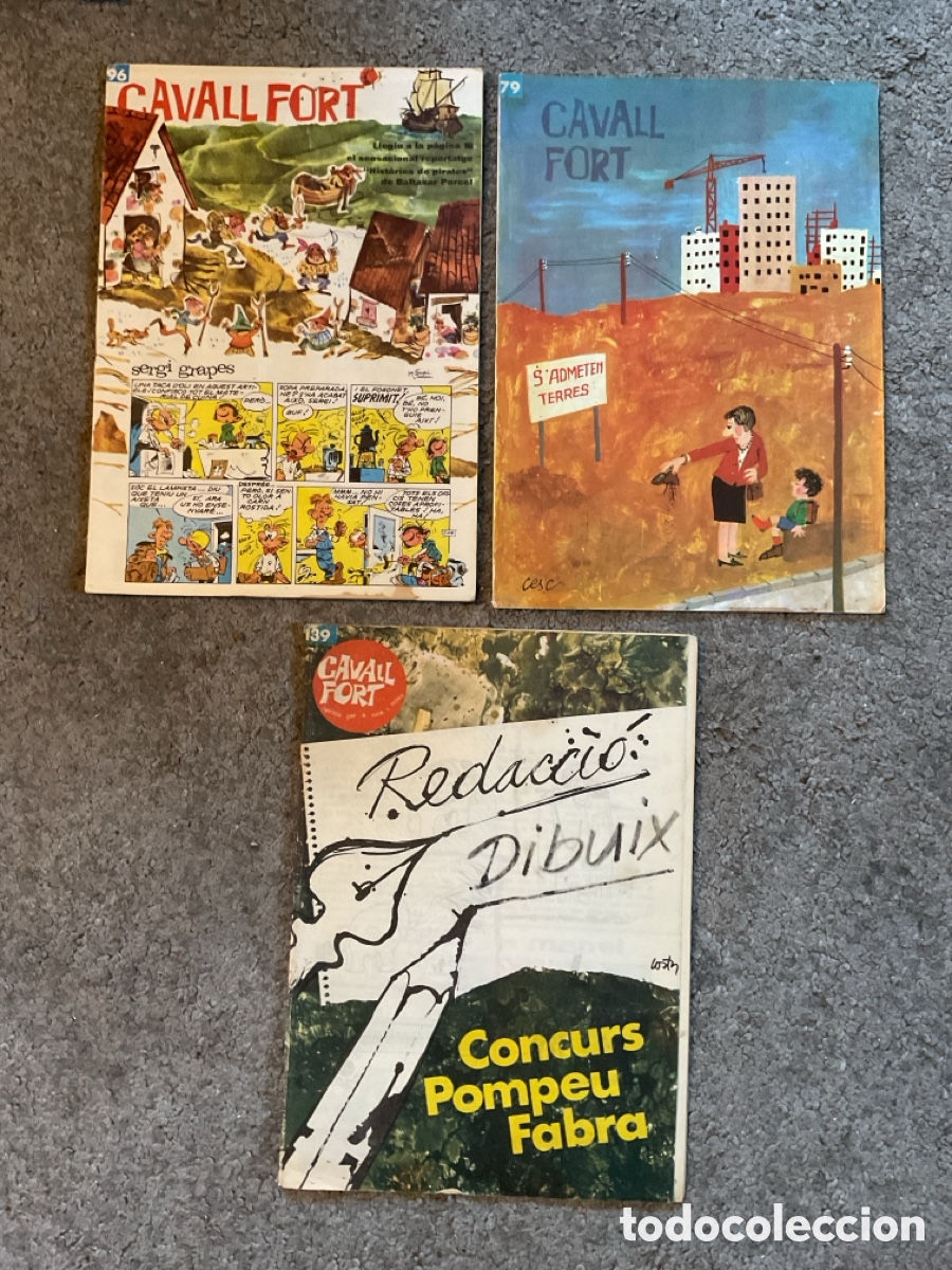Coleccionismo de revistas y peri&oacute;dicos: Lot revistes Cavall Fort n&ordm; 79, 96 i 139 &ndash; Originals &ndash; Bon estat