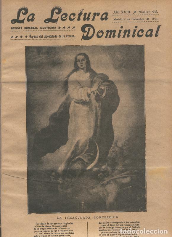 Collectionnisme de Revues et Journaux: La lectura dominical numero 935 del 2.12.1911 - Varios