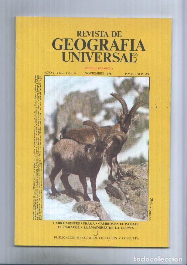 Sammeln von Zeitschriften und Zeitungen: Revista de Geografia Universal volumen 4 numero 5.noviembre 1978: El caracol - Varios