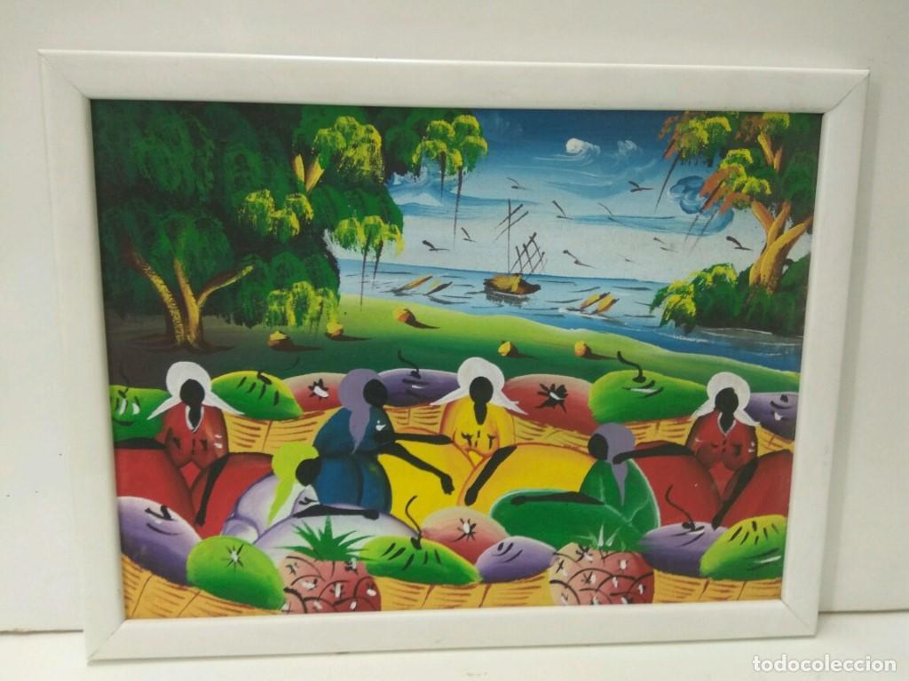 Collectionnisme de Revues et Journaux: Cuadro: PALENQUERAS DE CARTAGENA (Colombia) con cestas de Fruta (Sin Firmar)