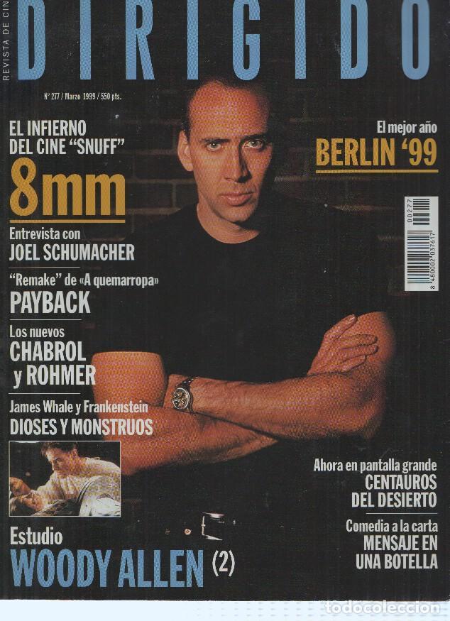 Coleccionismo de Revistas y Peri&oacute;dicos: Revista Cine: DIRIGIDO POR, Numero 277: Estudio Woody Allen, Parte 2 (1999) - Varios
