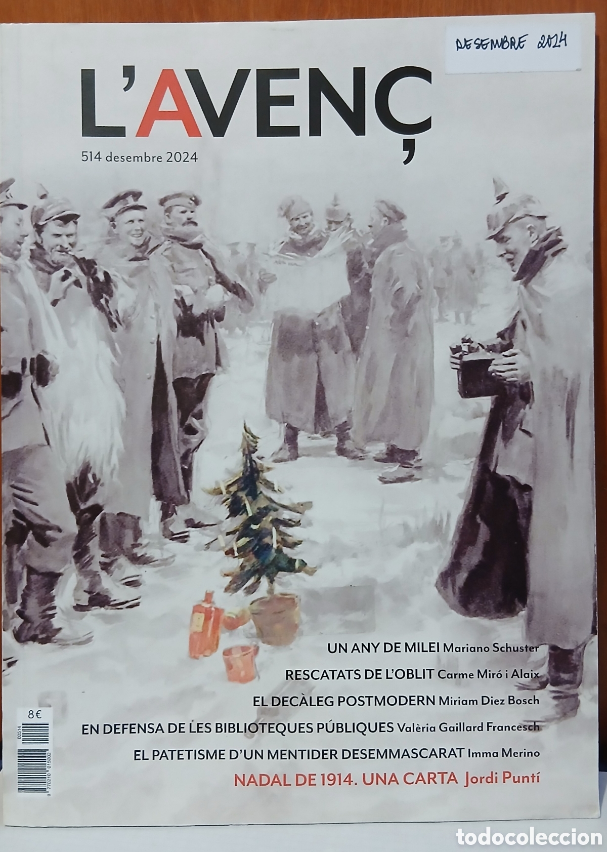 Colecionismo de Revistas e Jornais: L'Aven&ccedil;, revista de cultura. N&uacute;mero 514 desembre 2024