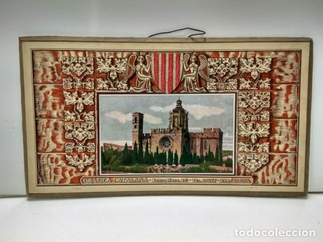 Collectionnisme de Revues et Journaux: Cartel: CARTEL GRAFICA CATALANA de Barcelona - MONASTERIO CATALAN (A&ntilde;os 30) - GRAFICA CATALANA