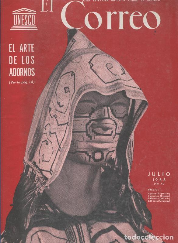 Collection Magazines and Newspapers: El correo de la Unesco: 1958: julio - Varios