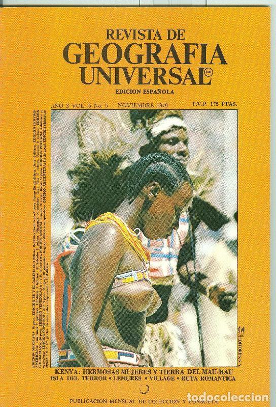 Collection Magazines and Newspapers: Revista de Geografia Universal volumen 6 numero 5.noviembre 1979: Mau-Mau - Varios