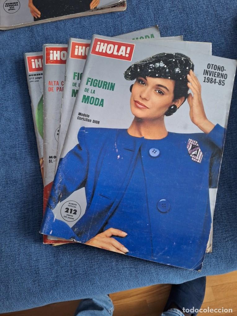 Coleccionismo de Revistas y Peri&oacute;dicos: REVISTAS HOLA Alta Costura y Pret a Porter Lote de 76 Revistas desde el a&ntilde;o 1978 al 2022