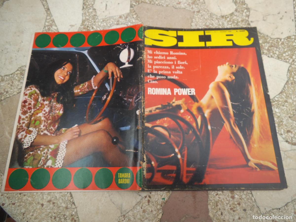 Colecionismo de Revistas e Jornais: cine erotico, sir n&ordm; 1, 1968, erotica italiana, romina power morale teresa, elizabeth thompson,