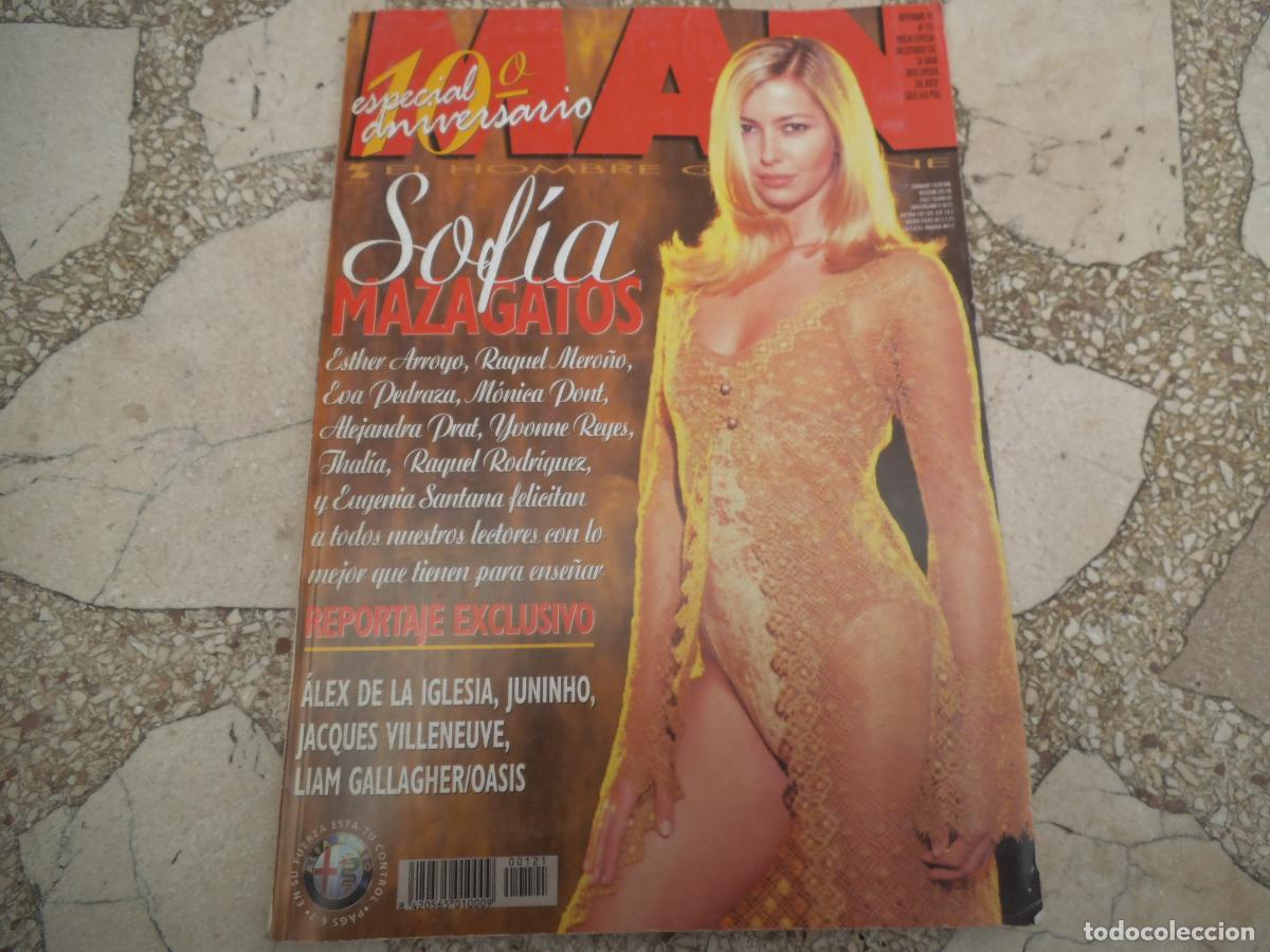 Coleccionismo de revistas y peri&oacute;dicos: man n&ordm; 121, 1997, poster lorena rendueles, sofia mazagatos, especial 10 aniversario