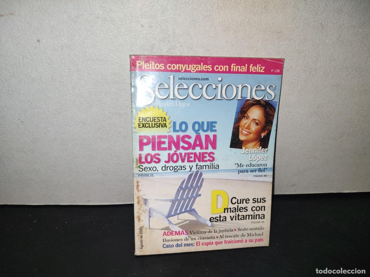 Coleccionismo de Revistas y Peri&oacute;dicos: 215- Selecciones Del Reader'S Digest. Jennifer L&oacute;pez - Agosto De 2003