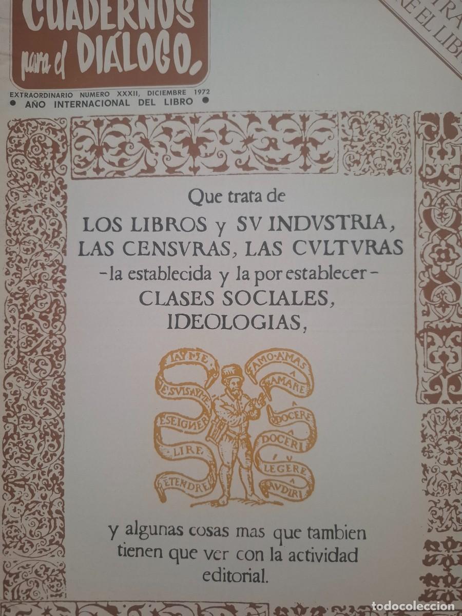 Coleccionismo de Revistas y Peri&oacute;dicos: cuadernos para el di&aacute;logo extraordinario XXXII diciembre 1972