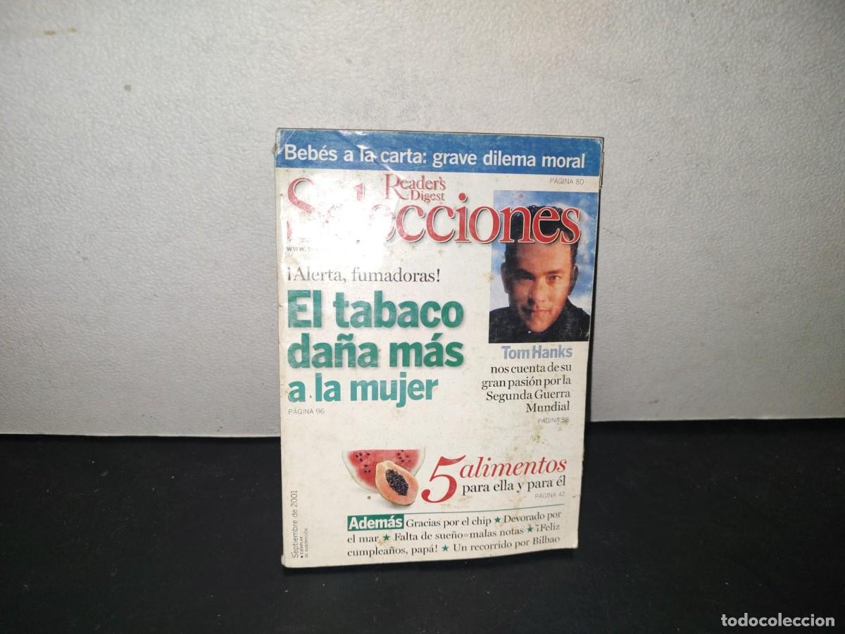Coleccionismo de Revistas y Peri&oacute;dicos: 215- Reader'S Digest Selecciones. El Tabaco Da&ntilde;a M&aacute;s A La Mujer. Tom Hanks - Septiembre 2001