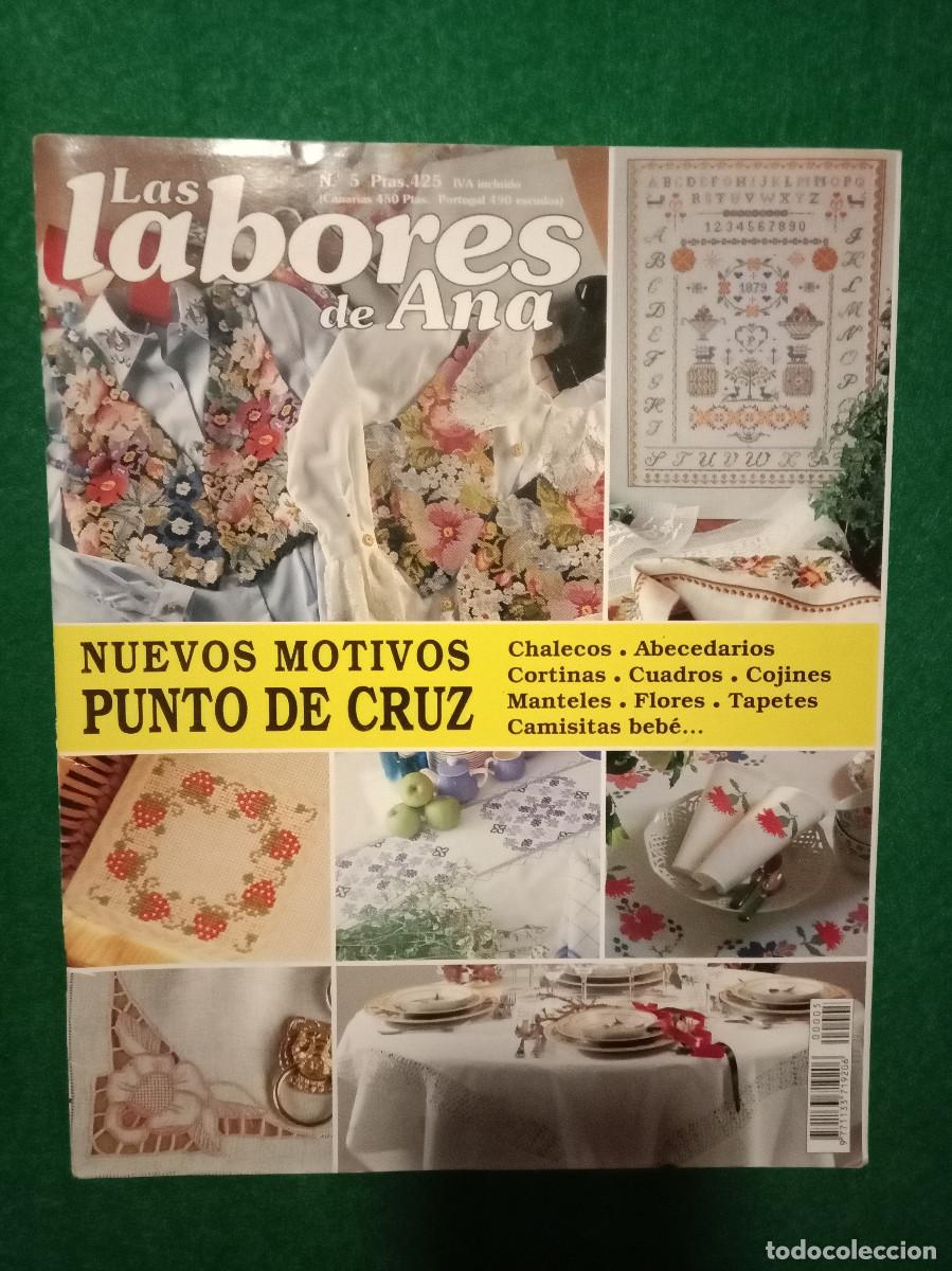 Colecionismo de Revistas e Jornais: Las Labores de Ana - Nuevos Motivos - Punto de Cruz - Edit. Ediciones AESECE. 1993 (P)