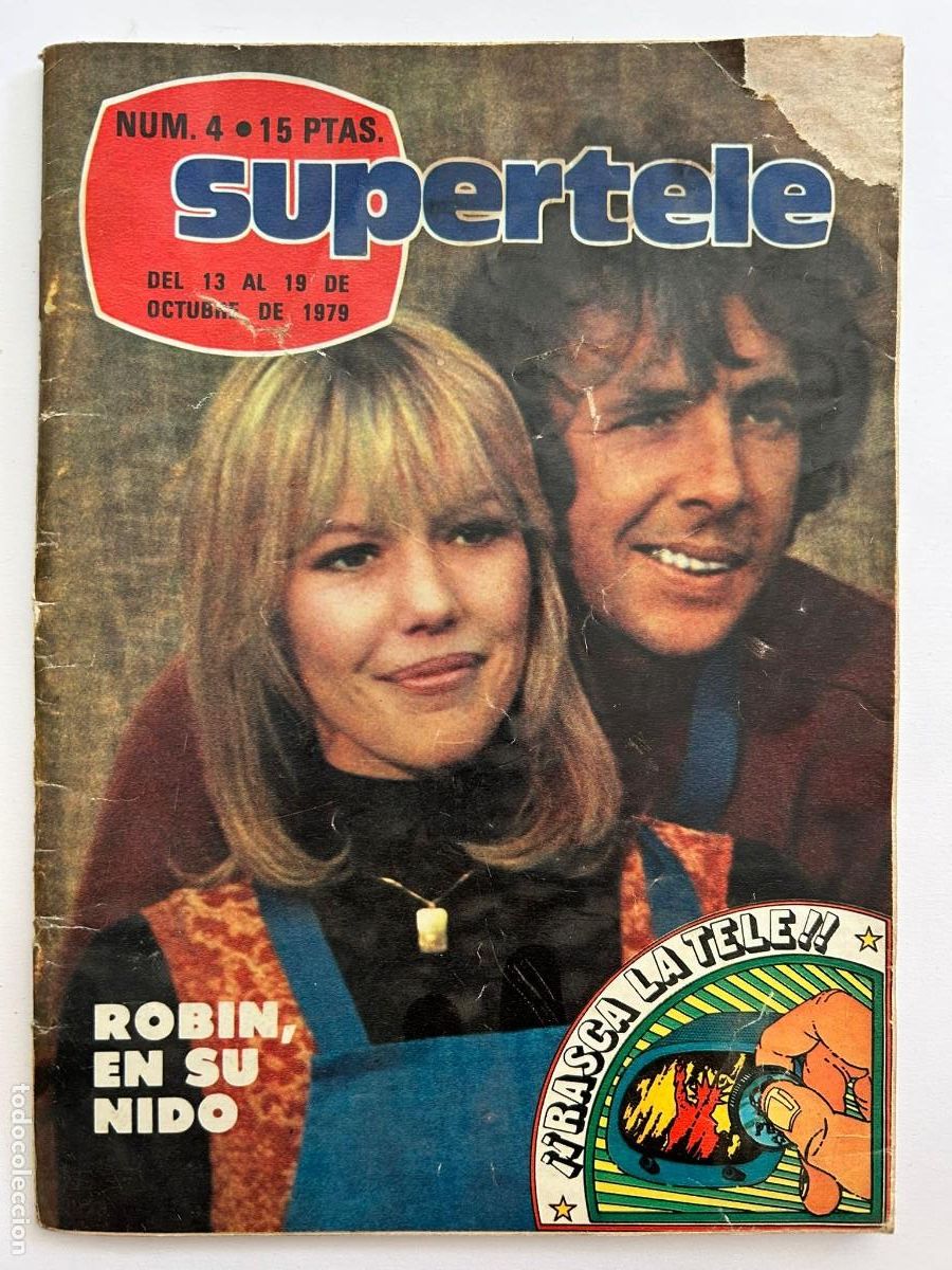 Collection Magazines and Newspapers: SUPERTELE N&ordm; 4 octubre 1979 Richard O'Sullivan Ni&ntilde;a de papa Los Angeles de Charlie