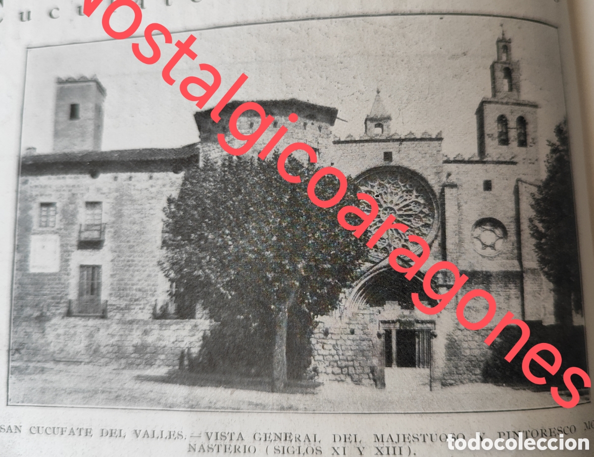 Collezionismo di Riviste e Giornali: San Cucufate del Valles art&iacute;culo foto revista princ siglo XX 192B